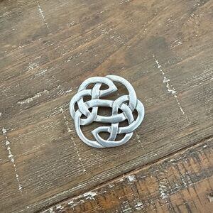 Pewter Celtic Knot Brooch